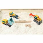 Imagen de excavadoras con Ladrillos en miniatura para minimundos