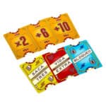 imagen de las cartas del Juego de cartas Flip 7 de Mercurio