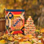 imagen de una construcción del Juego Kapla 200 piezas Barril Otoño