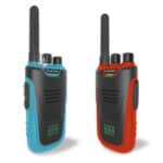 imagen de los Walkie Talkies infantiles recargables Kidytalk azul y rojo