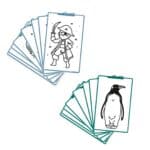imagen de las Plantillas para tableta Kidydraw mini animales, océanos y piratas