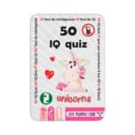 imagen de portada del Juego de bolsillo en lata de metal 50 retos de lógica Unicornios