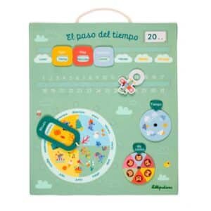 imagen de portada del Calendario infantil de tela El paso del tiempo (ESP)