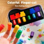 imagen del contenido del Cuaderno de dibujo con sellos y pintura con dedos