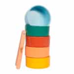 imagen de los cuencos y la pinza del Juego de clasificación con pinza de Small Foot