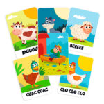 imagen de las cartas del Juego de cartas de observación La Granja de Paco de Lúdilo