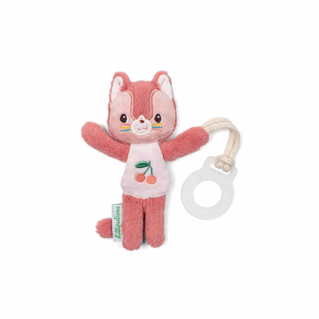 Sujeta chupetes Jeanne Mini peluche que brilla en la oscuridad imagen de portada del Sujeta chupetes Jeanne Mini peluche que brilla en la oscuridad