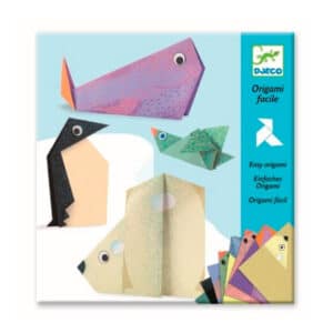 imagen del packaging de papiroflexia para niños de animales polares de Djeco