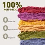 imagen de las características de las pinturas del Pintura vegetal en polvo natural 6 colores