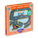 imagen del packaging del Puzzle de carreteras 26 piezas Crazy Motors de Djeco