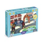 imagen del packaging del Puzzle de carreteras 33 piezas Crazy Motors de Djeco