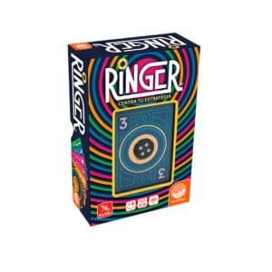 imagen del packaging del Juego de cartas y dados Ringer de Lúdilo
