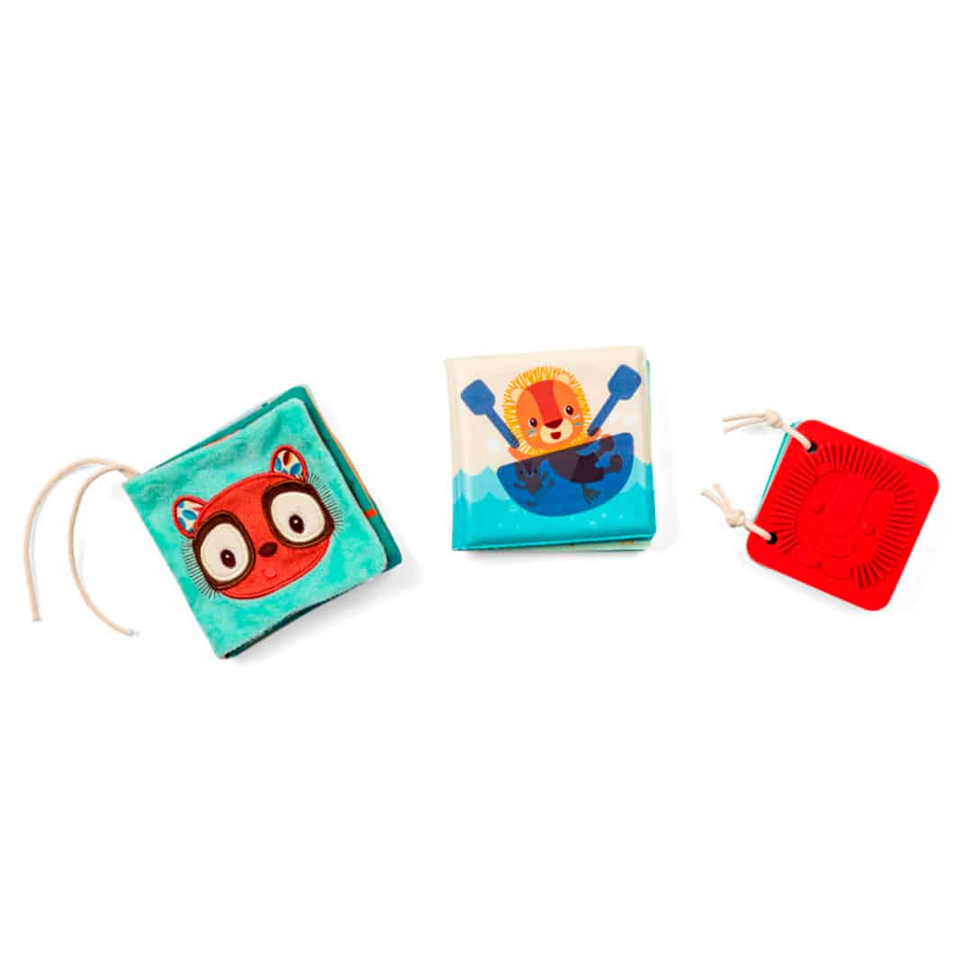 Set de 3 libros sensoriales de Lilliputiens imagen del Set de 3 libros sensoriales de Lilliputiens