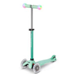 Patinete Mini Micro2Grow 4 en 1 Deluxe LED Verde Menta