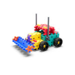 imagen de un coche construido con los Bloques Meli Basic Tech 260 piezas