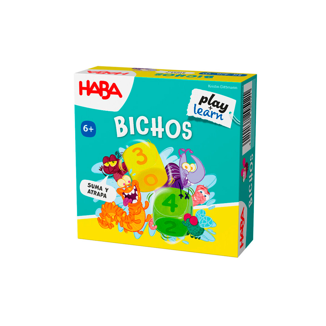 Bichos Haba Juego de Cálculo y Memoria imagen del packaging de Bichos Haba Juego de Cálculo y Memoria