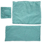 imagen de la ropa de cama incluida en la Cuna de madera para muñecas de Small Foot