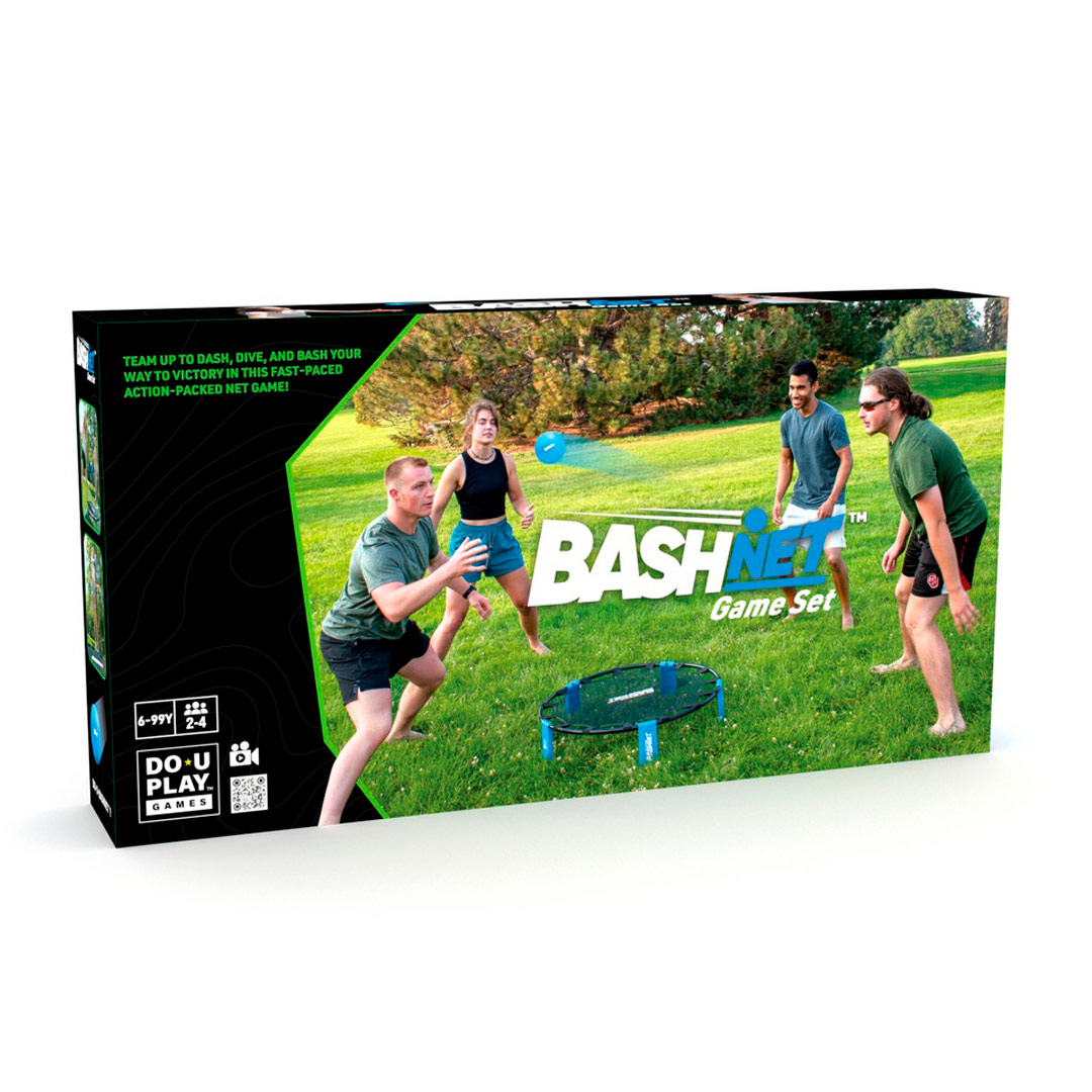 juego-bash-net1 Imagen de la caja de Juego de Red Multideporte 3 en 1 Bádminton, Voleibol y Tenis