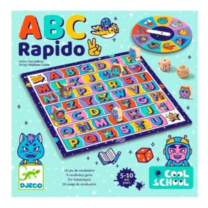 imagen del packaging del Juego de vocabulario Djeco ABC Rápido