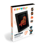 imagen del packaging del Kit creativo con luz neón Kidyneon Naranja de Kidywolf