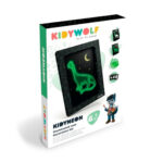 imagen del packaging del Kit creativo con luz neón Kidyneon Verde de Kidywolf