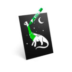 imagen de una de las plantillas del Kit creativo con luz neón Kidyneon Verde de Kidywolf