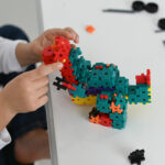 imagen de un dinosaurio creado con los Bloques Meli Basic Tech