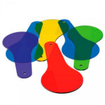 imagen de las Paletas translúcidas de colores pack de 6 unidades
