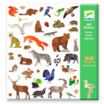 imagen del packaging de las Pegatinas Djeco Fauna set de 160 unidades