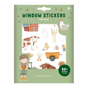 imagen del packaging de las Pegatinas reposicionables Little Dutch Little Farm