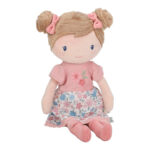 imagen de la Muñeca blandita Rosa 35cm de Little Dutch sentada