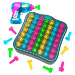 imagen del Juego de construcción con taladro luminoso y tornillos
