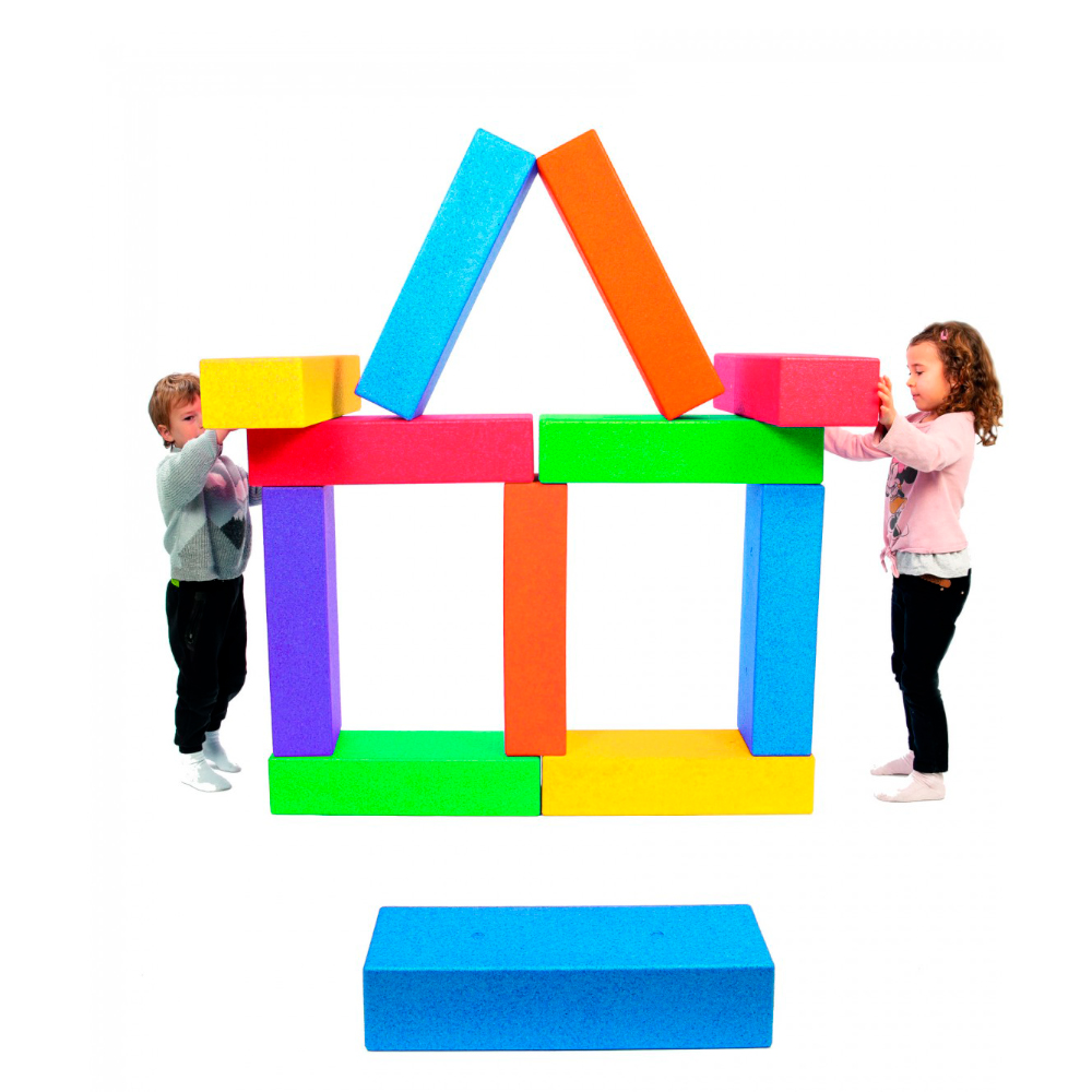 Bloques de construcción de espuma giga blocks 24 unidades Imagen principal de Bloques de construcción de espuma giga blocks 24 unidades
