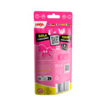 imagen de la parte trasera del packaging del Juego de equilibrio Unicornios Stacking Challenge Haba