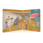 imagen del interior de Un día de lluvia, cuento ilustrado infantil