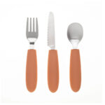 imagen del Set de cubiertos Kiddikutter Naranja
