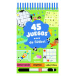 imagen del Cuaderno de actividades reutilizable 45 juegos Fútbol