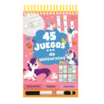 imagen del Cuaderno de actividades reutilizable 45 juegos Unicornios