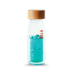 imagen de la Botella sensorial flotante Ballena de Petit Boum