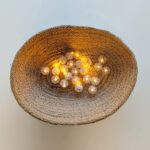 imagen de las Luces led para actividades sensoriales 20 unidades en un cestito
