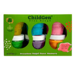 imagen del packaging de la Plastilina con Purpurina 6 botes de colores de 125gr