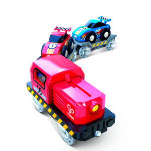 Imagen principal de Tren transportador de coches de carreras de Hape