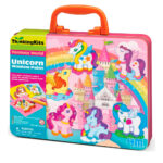 Imagen de portada de Unicornios de vinilo transparente para pintar
