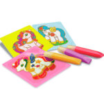 Imagen de Unicornios de vinilo transparente para pintar