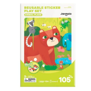 imagen de portada del Libro de pegatinas reposicionables Animal Place