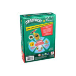 imagen de la parte trasera de la caja de ¡Traepacá! Juego de mesa de Mercurio