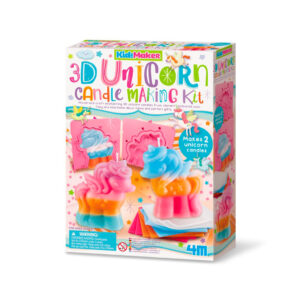 imagen del packaging del Kit para hacer velas de Unicornio en 3D