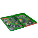 Imagen de la caja abierta de Juego de bolsillo magnético en lata de metal Carreras