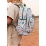 Imagen de niño con Mochila grande Safari Friends de Little Dutch
