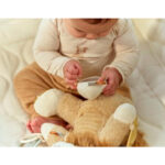Imagen del espejo de Peluche león de actividades Safari Friends de Little Dutch